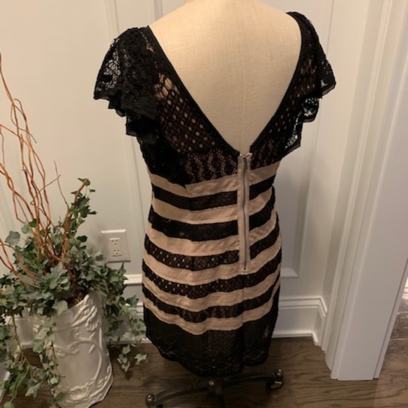 BCBGMaxazria Dress V Back w/exposed Zipper - Picture 2 of 11